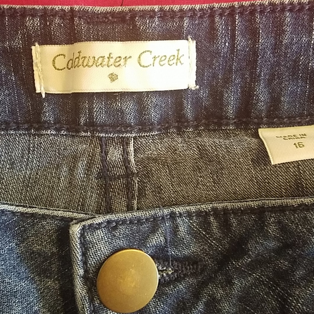 Coldwater Creek Denim Capri Size 16